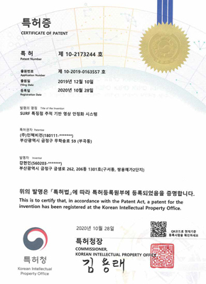 SURF 특징점 추적 기반 영상 안정화 시스템