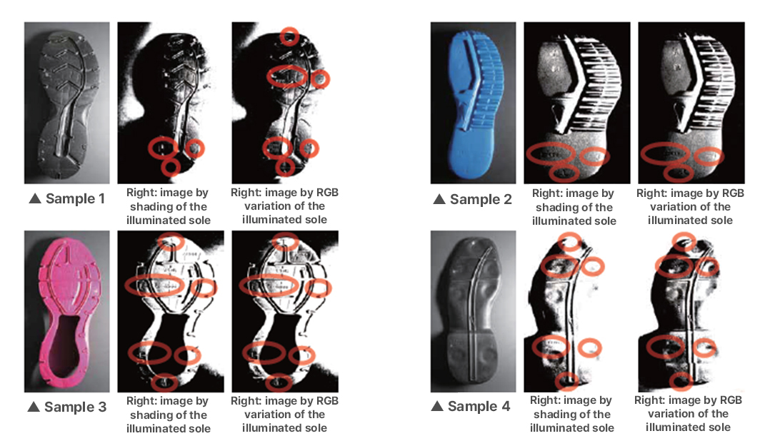 신발 솔(Outsole) 품질검사 시스템 신발 밑창의 코드화