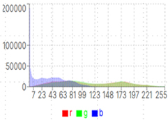 프레임 자동검사 시스템 Histogram